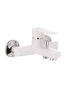 Смеситель для ванны Plamix Oscar-009 White ABS-пластик