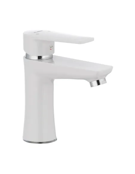 Смеситель для умывальника Plamix Oscar-001 White ABS-пластик