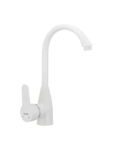 Смеситель для кухни Plamix Mario-011W White ABS-пластик