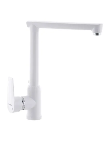 Смеситель для кухни Plamix Mario-017 White ABS-пластик