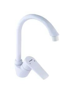 Смеситель для кухни Plamix Oscar-011 White ABS-пластик