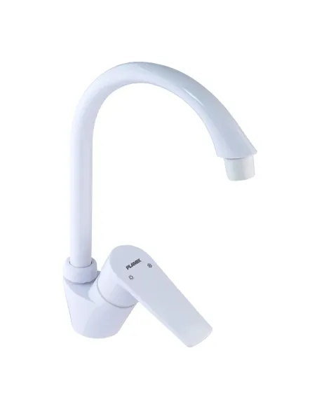 Смеситель для кухни Plamix Oscar-011 White ABS-пластик