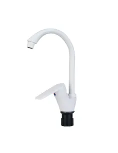 Смеситель для кухни Plamix Oscar-011 белый ABS-пластик