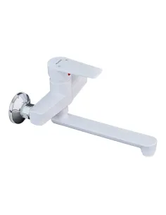 Смеситель для кухни Plamix Oscar-005 White ABS-пластик