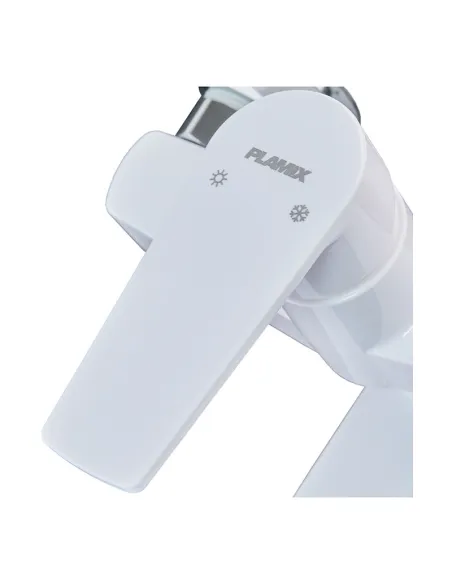 Смеситель для кухни Plamix Oscar-005 White ABS-пластик