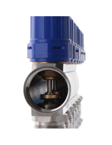 Колектор для теплої підлоги Koer KR.1110-11 11 виходів, з витратомірами