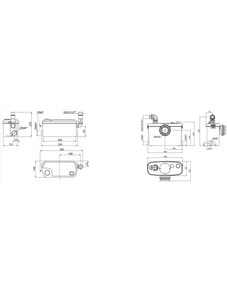 Канализационная установка Rudes WCLift 250/2