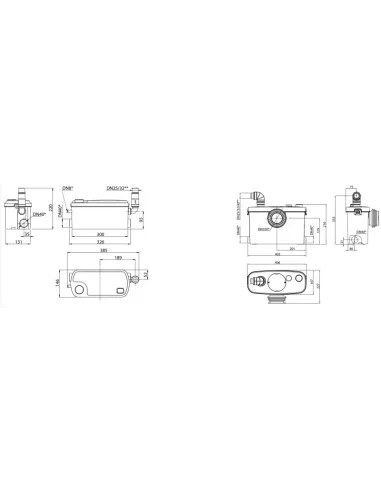 Каналізаційна установка Rudes WCLift 500/3F