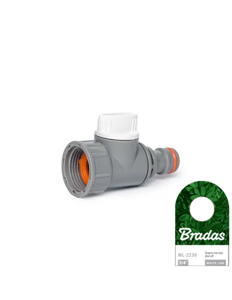 Адаптер для коннектора Bradas WL-2230 с запорным краном