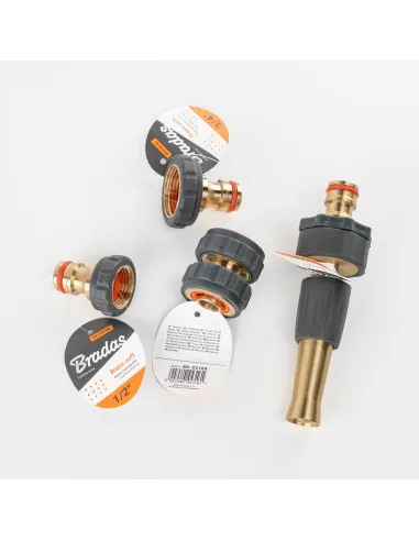 Адаптер для коннектора Bradas BR-S2195 0,5 дюйма, латунь