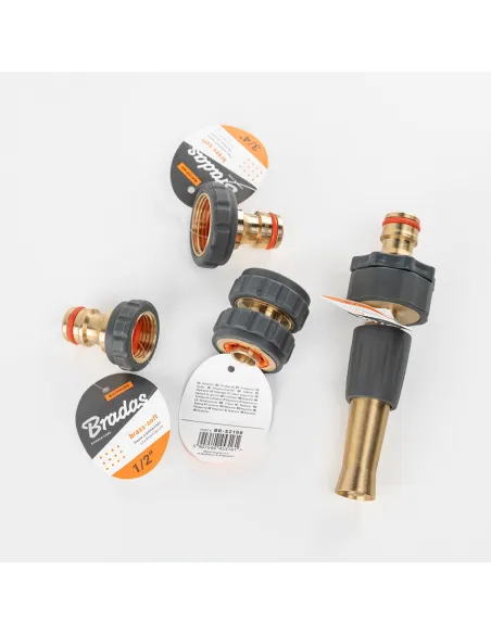 Адаптер для конектора Bradas BR-S2195 0,5 дюйма, латунь