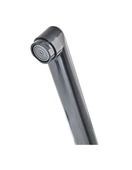 Змішувач для ванни Plamix Sirius-140 Black двовентильний, ABS-пластик