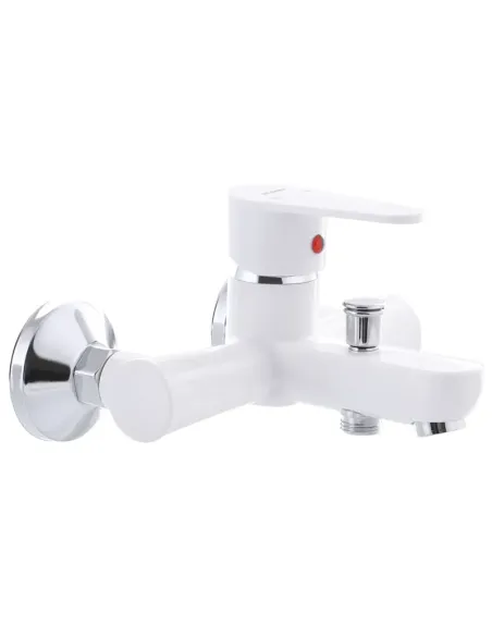 Смеситель для ванны Plamix Vega-009 White ABS-пластик