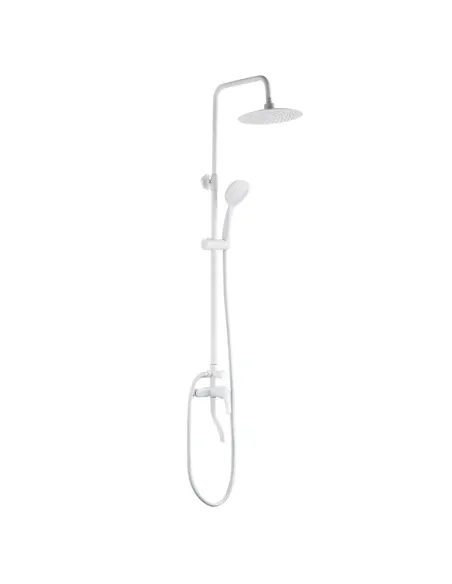 Душевая система Plamix Rain-009-J White ABS-пластик, с изливом