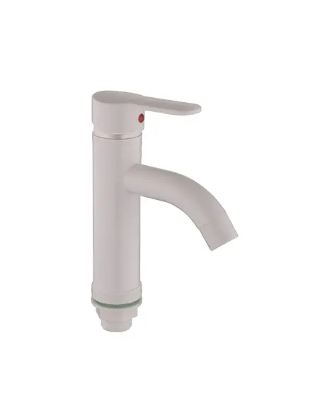 Змішувач для умивальника Plamix Raul-001-B White ABS-пластик