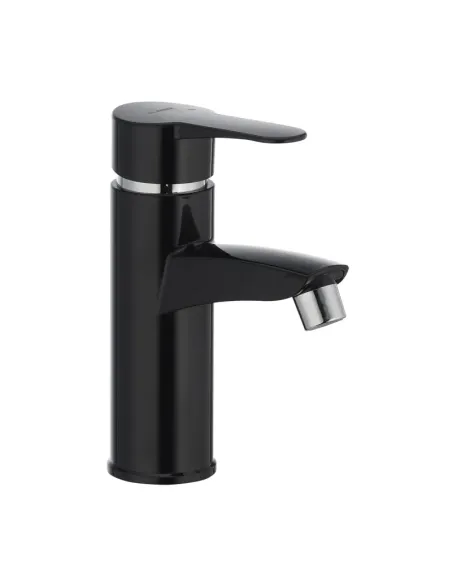 Змішувач для умивальника Plamix Sergio-001 Black ABS-пластик