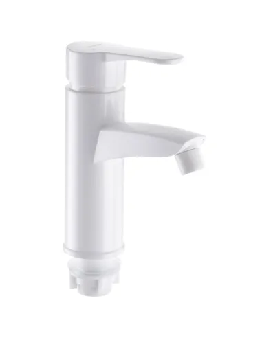Смеситель для умывальника Plamix Sergio-001 W White ABS-пластик
