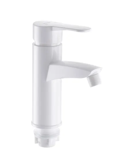 Смеситель для умывальника Plamix Sergio-001 W White ABS-пластик