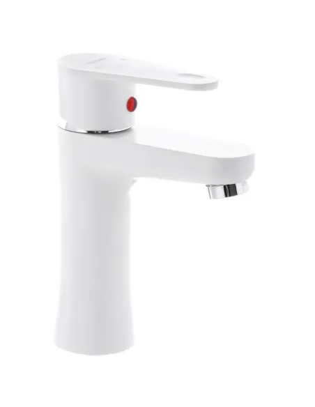 Змішувач для умивальника Plamix Vega-001 White ABS-пластик