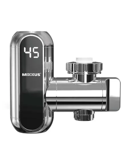 Проточный водонагреватель Mixxus Electra 650-E Chrome 3,3 кВт с креплением на излив