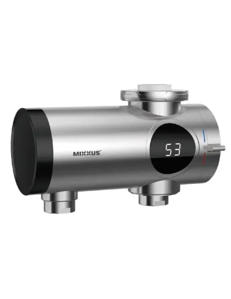 Проточный водонагреватель Mixxus Electra 770-E Chrome 3,3 кВт с креплением на излив