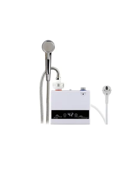 Проточний водонагрівач Zerix BWH-01-ES 4,2 кВт, настінний, з вилкою
