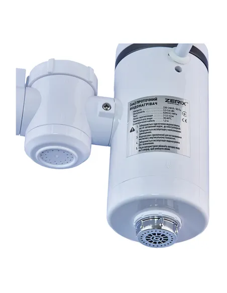 Проточный водонагреватель Zerix ELW77-E 3 кВт