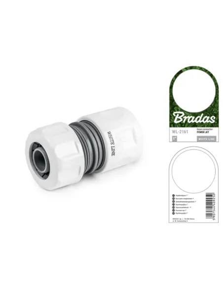 Коннектор для шланга Bradas Power Jet Standard White Line WL-2161