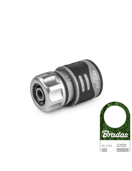 Коннектор для шланга Bradas Stop TPR White Line WL-2146