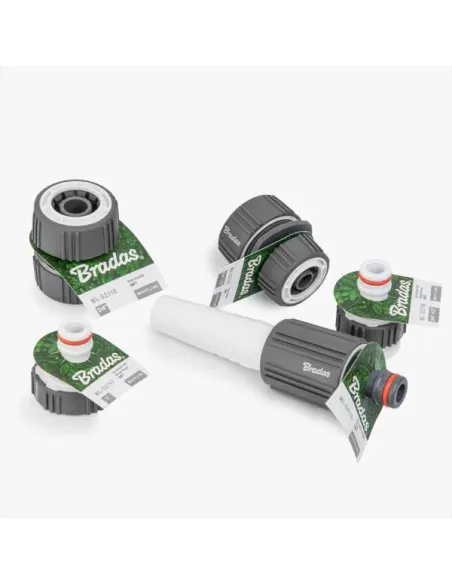 Коннектор для шланга Bradas Stop White Line Soft WL-S2142 с регулировкой угла изгиба