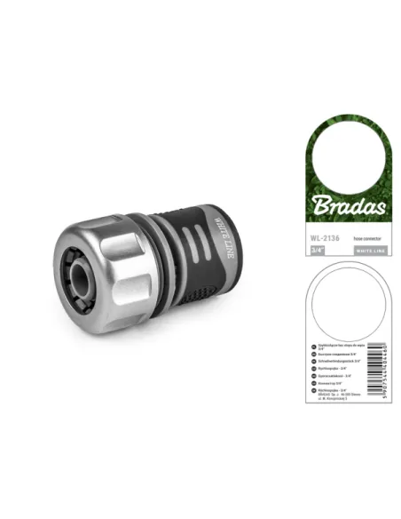 Коннектор для шланга Bradas Standard TPR White Line WL-2136