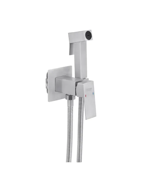 Змішувач для біде Kroner KRP Edelstahl Kubus - ESG053 з гігієнічним душем