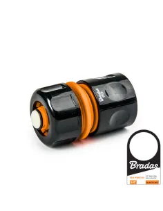 Конектор для шлангу Bradas Power Jet Stop Black Line ECO-PWB2165