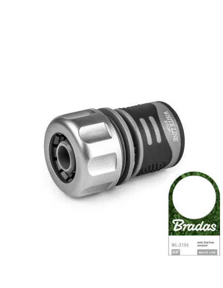 Коннектор для шланга Bradas Stop TPR White Line WL-2156
