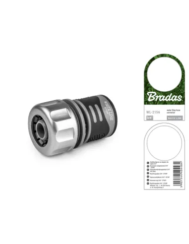 Конектор для шлангу Bradas Stop TPR White Line WL-2156