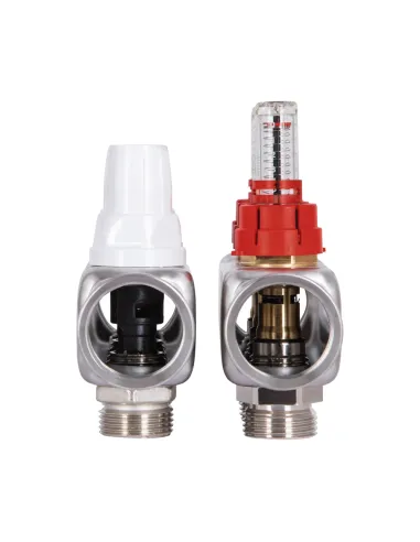 Колектор для теплої підлоги Icma № К073 3 виходи, з витратомірами