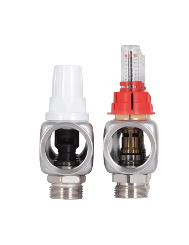 Колектор для теплої підлоги Icma № К073 4 виходи, з витратомірами