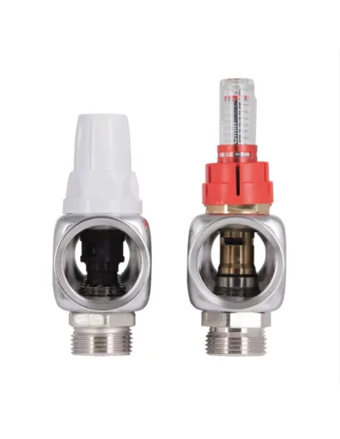 Колектор для теплої підлоги Icma № К073 8 виходів, з витратомірами