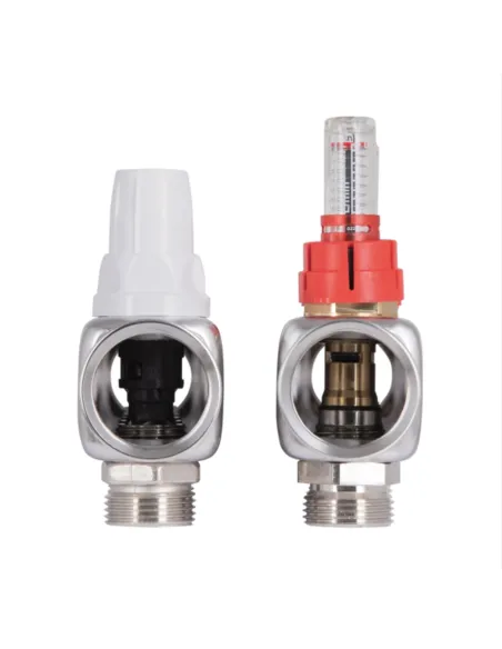 Колектор для теплої підлоги Icma № К073 8 виходів, з витратомірами