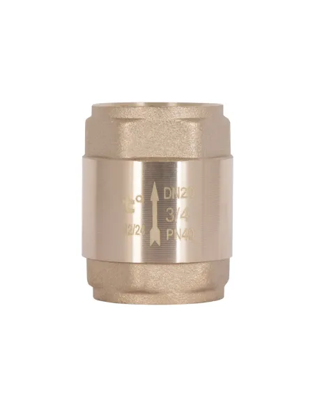Обратный клапан Thermo Alliance Base Slim 3/4 дюйма, латунный шток