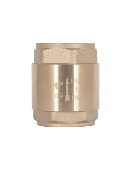 Обратный клапан Thermo Alliance Base Slim 1 дюйм, латунный шток