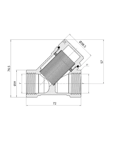 Фільтр грубої очистки Thermo Alliance Standart 1 дюйм
