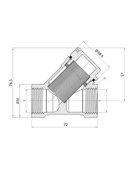 Фильтр грубой очистки Thermo Alliance Standart 1 дюйм