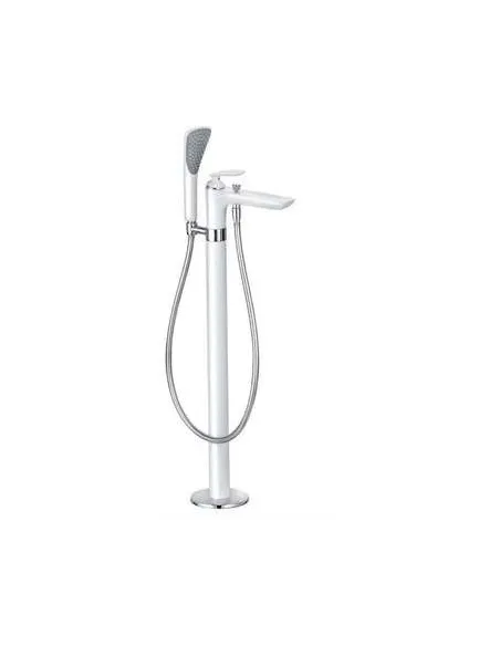 Смеситель для душа напольный Kludi Balance 525909175, белый, хром - 1