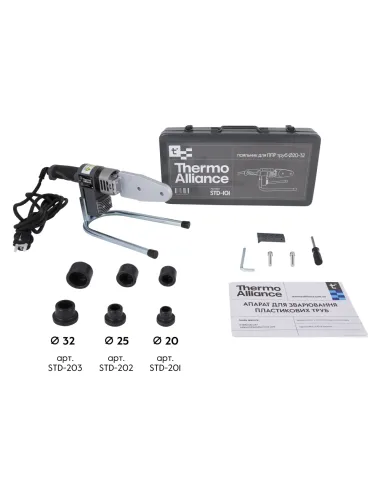 Паяльник для пластикових труб Thermo Alliance STD-101, d20-32, 600 Вт, автоматичний