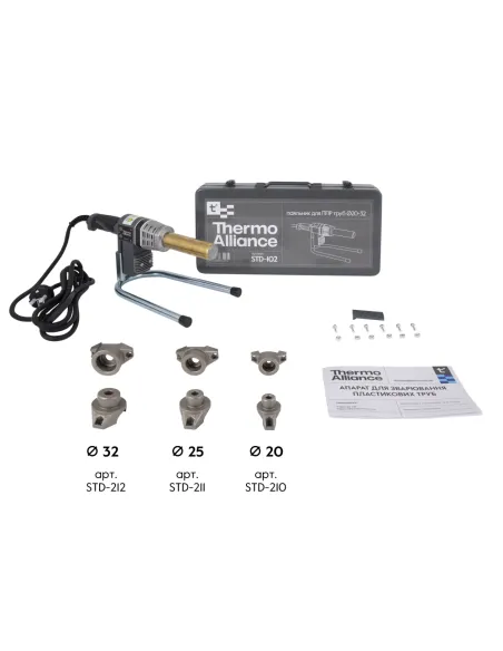 Паяльник для пластикових труб Thermo Alliance STD-102, d20-32, 700 Вт, автоматичний