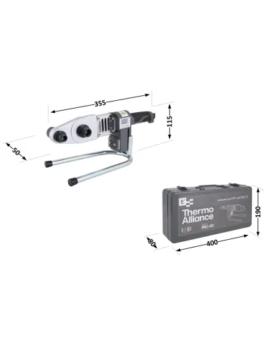 Паяльник для пластиковых труб Thermo Alliance PRO-101, d20-32, 600 Вт, автоматический