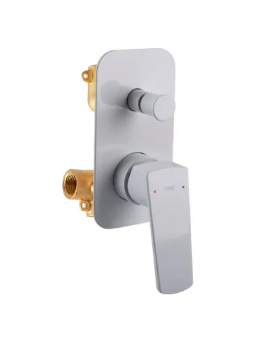 Змішувач для душу вбудований Topaz Lexi TLG 21205-H57-W із душовим набором, білий матовий купити у Дніпрі та Києві - ціна від КТ