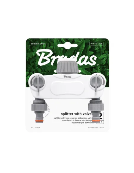 Розподільник Bradas Solid White Line WL-3032K з двома кранами