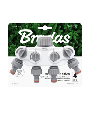 Розподільник Bradas Solid White Line WL-3034K із чотирма кранами